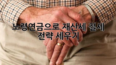 노령연금으로 재산세 절세 전략 세우기